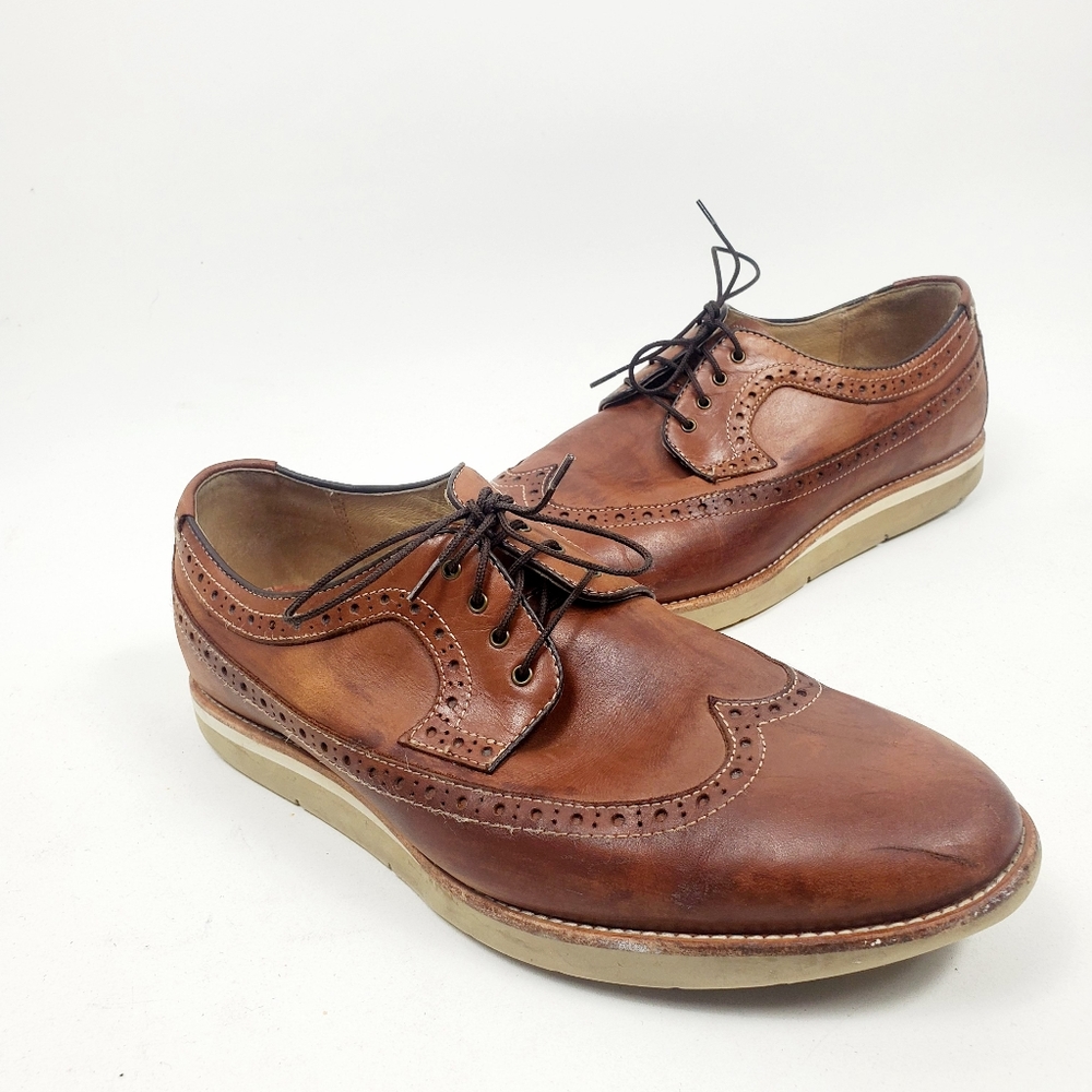 Johnston Murphy 2310 Sheepskin Brown Leather Wingt